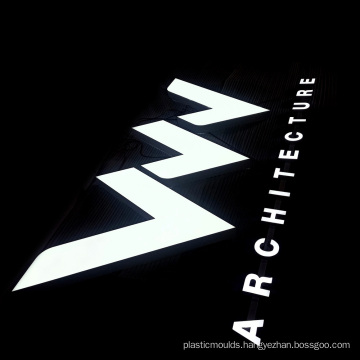 DINGYISIGN Custom Made 3D Logo Sign Led Acrylic Logo Signage Illuminated Building Letter Sign